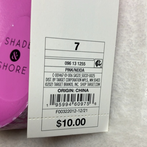 Shade & Shore Pink sandals size 7 - Picture 5 of 5